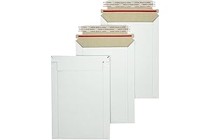 30 Pack White Rigid Mailers 6x8 Photo Mailers