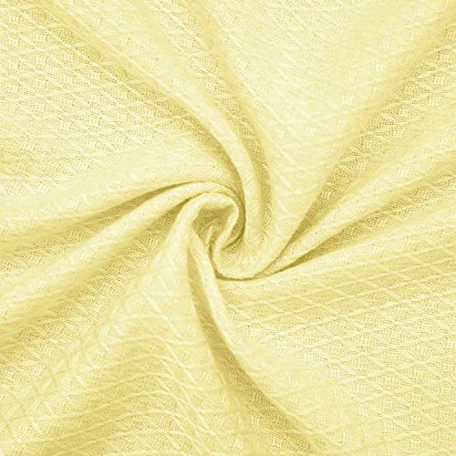 DANGTOP Twin Size Cooling Blankets, 100% Bamboo Blanket for All-Season, Ultra-Cool Lightweight Blanket, Cooling Blanket Absorbs Body Heat to Keep Cool on Warm Night (59X79 inches, Yellow) - Thumbnail 7