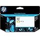 HP 72 Gelb 130 ml Original Druckerpatrone (C9373A) mit originaler HP Tinte für T2300 eMFP, T1300, T1200, T1120, T1100, T1100 MFP, T795, T790, T770, T620, T610 & T600 Großformatdrucker