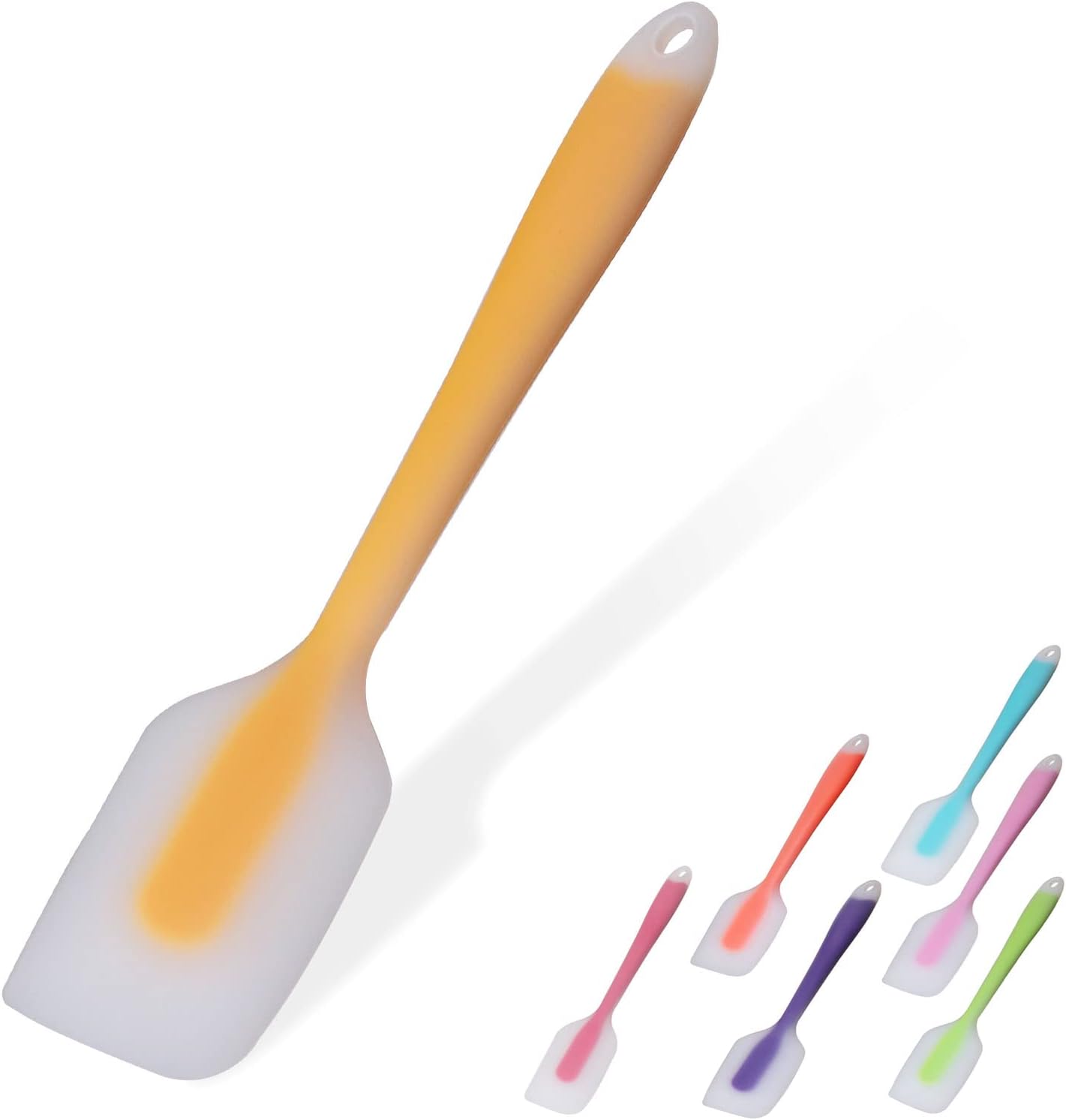 Silicone Spatula, Spatulas for Cooking 450°F Heat Resistant Seamless