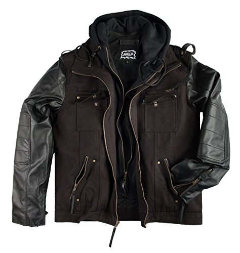 Halle 15 Clothes - Chaqueta - para Hombre Negro S