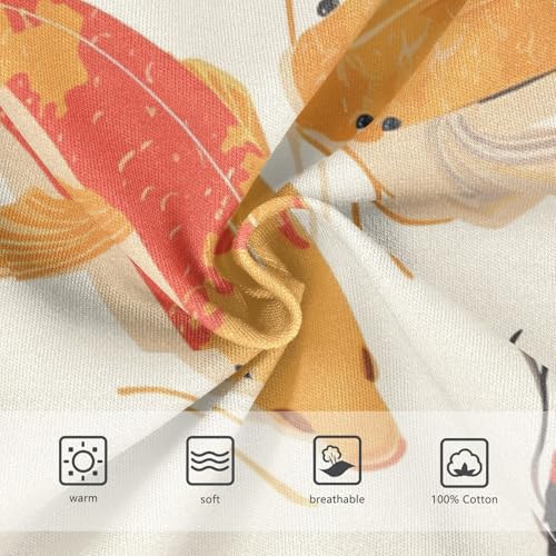 KLL Seamless Pattern Oil Painting Toddler Boys Pure Cotton Nighttime Underwear Cute Undies3