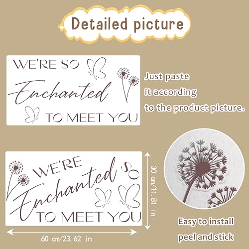 Vinilo decorativo para pared We're So Enchanted miniatura 2