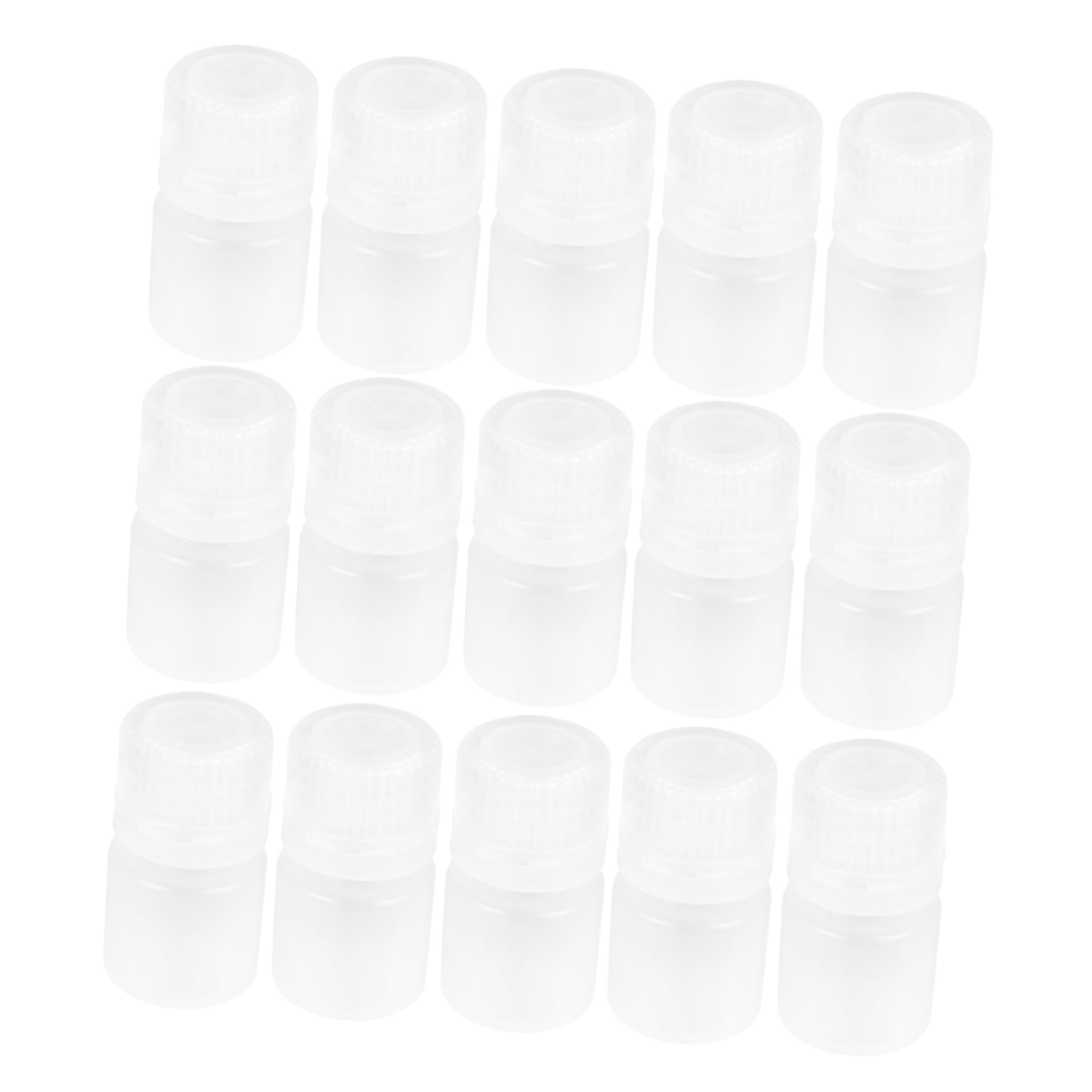 OSOLADY 20pcs Reagent Bottle Liquid Medicine Bottle Container with Lid Multifunctional Bottle Pill Containers Clear Liquid Storage Bottles Chemical Sample Bottle Sample Containers Plastic