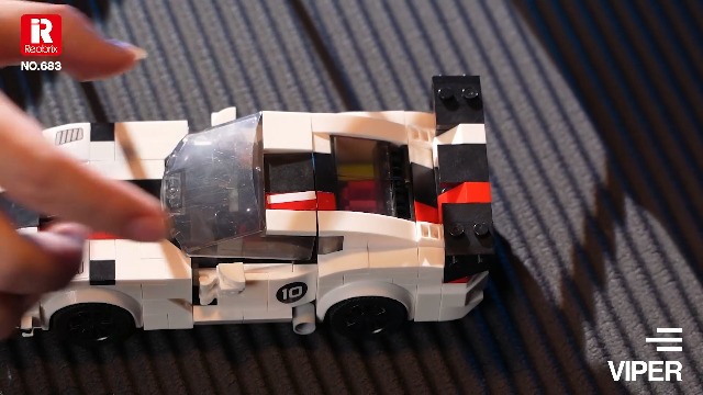 Reobrix 683 Dodge Viper Toy Car Building Blocks, Model Car Kit for