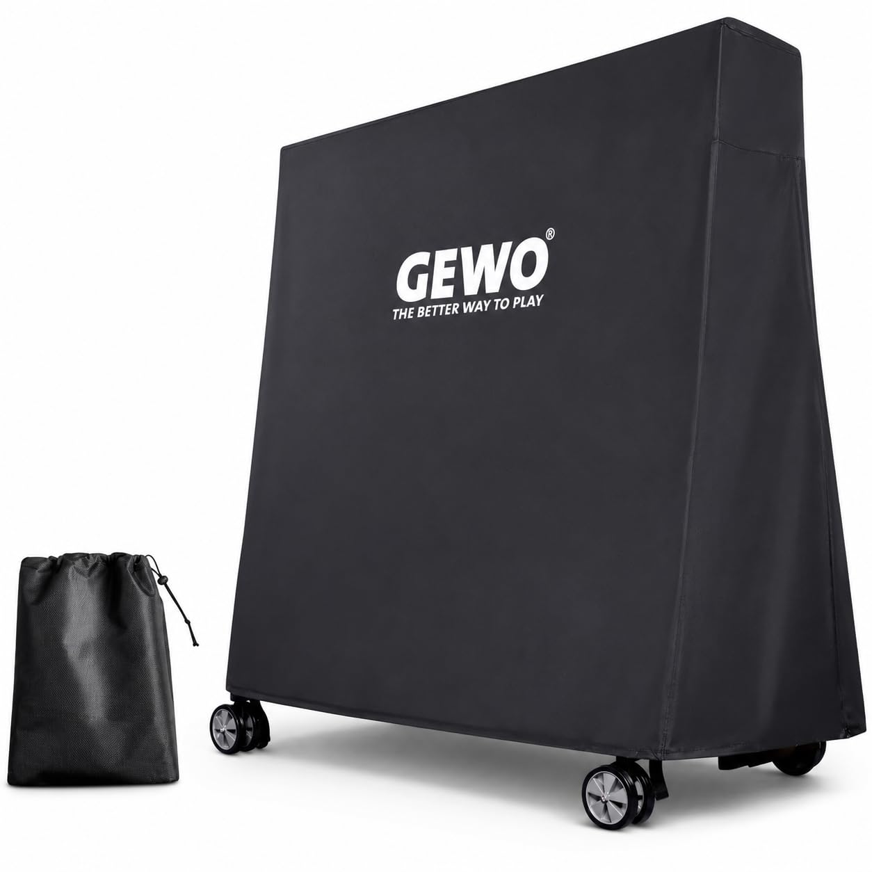 GEWO Housse de table de ping-pong d'extérieur 600D avec fermeture éclair
