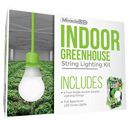 Miracle LED SingleSocket 6ft Corded Indoor Greenhouse Kit with Full