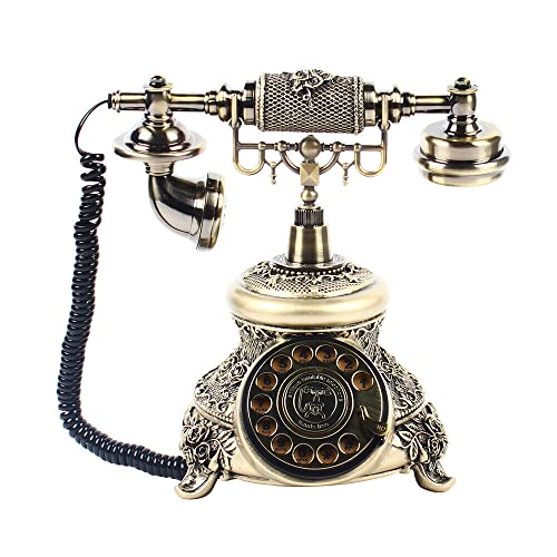 Teléfono Vintage Xuthusman de Disco Rotatorio Bronce miniatura 4