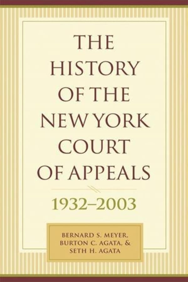 Buy The History of the New York Court of Appeals 1932- 2003 โ BookShops.in