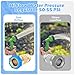 RV Hi-Flow Water Pressure Regulator 50-55 psi, 3/4 Inch Thread Lead-Free Brass Inline Water Pressure Reducer for Camper, Trailer, RV Plumbing System