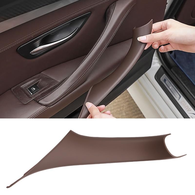 Consolle cover per interni Per BMW 2011-2017 Serie 5 F10 F18 F11 Maniglia per porta auto Pannello di protezione Tirare la cornice di copertura Maniglie per porte interne auto Adesivo Adesivi auto cent