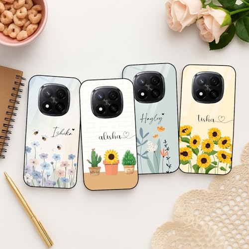 Image of COLORflow Back Cover Compatible with Redmi Note 14 Pro Plus | Floral Family Customized | Shockproof TPU Bumper with Camera Protection Back Cover Compatible with Redmi Note 14 Pro Plus