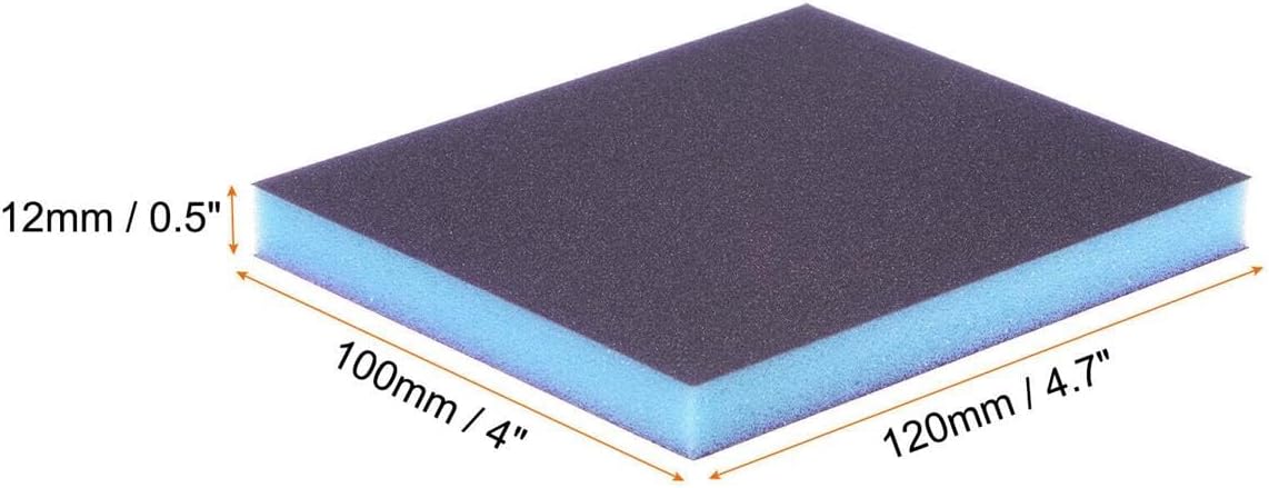 Toolparts And Accessories 16pcs Superfine Sanding Sponge Blocks 800-1000 Grit Foam Sanding Block Purple (#CN#130824-05966)