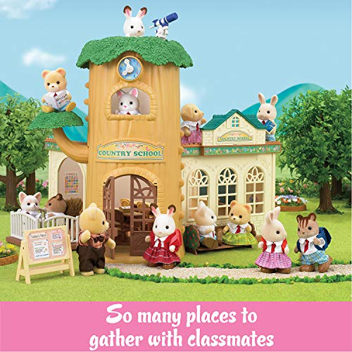 Image of Calico Critters Country Tree School Playset - Collectible Dollhouse Toy - Cultivate Curiosity & Playful Learning, Multi