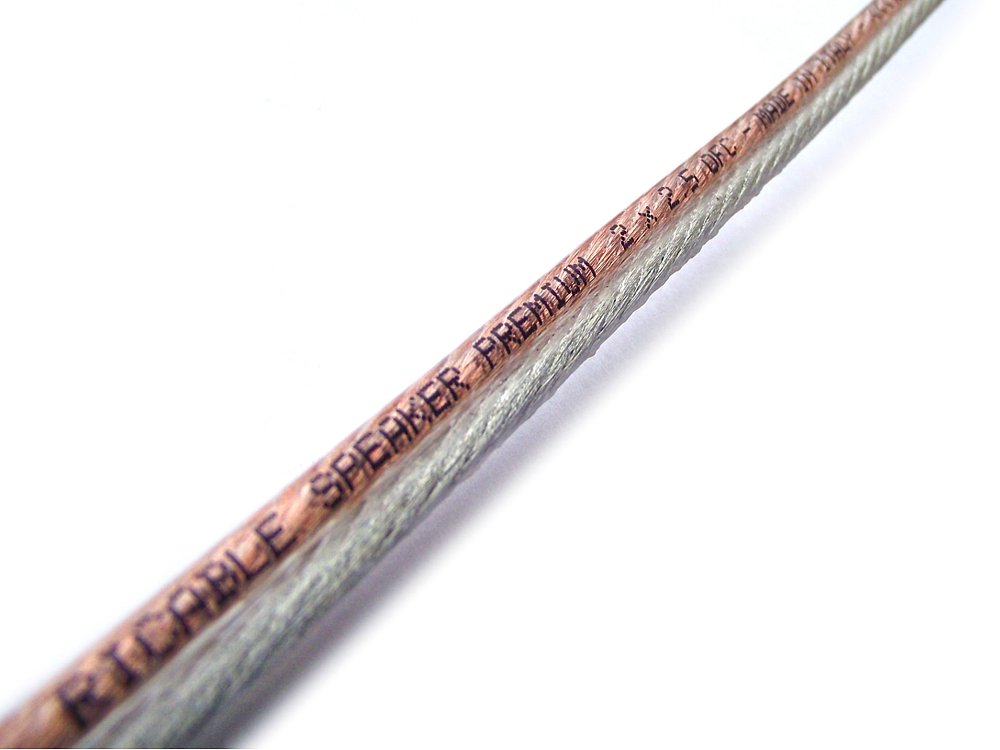 Ricable Custom 2.5/10-10 Metri 2 x 2,5 mmq Cavo Audio OFC di Potenza x Casse