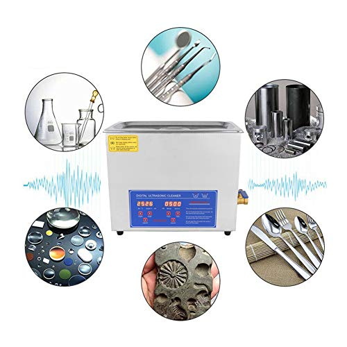 TKSE Ultraschall Sterilisator, 6L Ultrasonic, Ultraschallbad Vergaser, Digitaler Ultraschallreiniger Bath Timer… – Bild 4