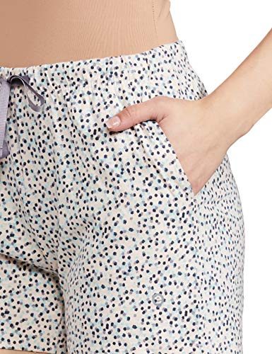 Image of Enamor Drawstring Mid Thigh Length Mid Rise Basic Shorts - Relaxed Fit, Super Soft Cotton - E062