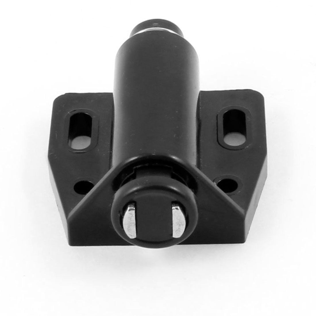 Uxcell Black Sourcingmap Plastic Metal Single Magnetic Press Head Door Catch Latch 3.8Cm Width