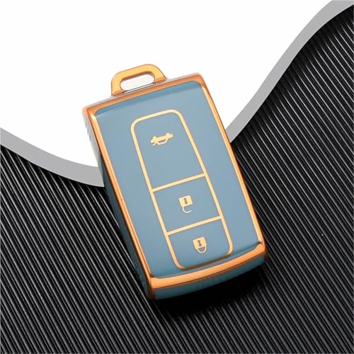 Carcasa llave Toyota Corolla antichoque funda protectora de TPU resistente para mando Verso y Camry 4