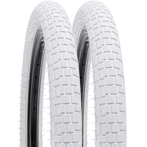 Pneus vélo 20x2.125 YUNSCM Y-1014 pour route et BMX en lot de 2
