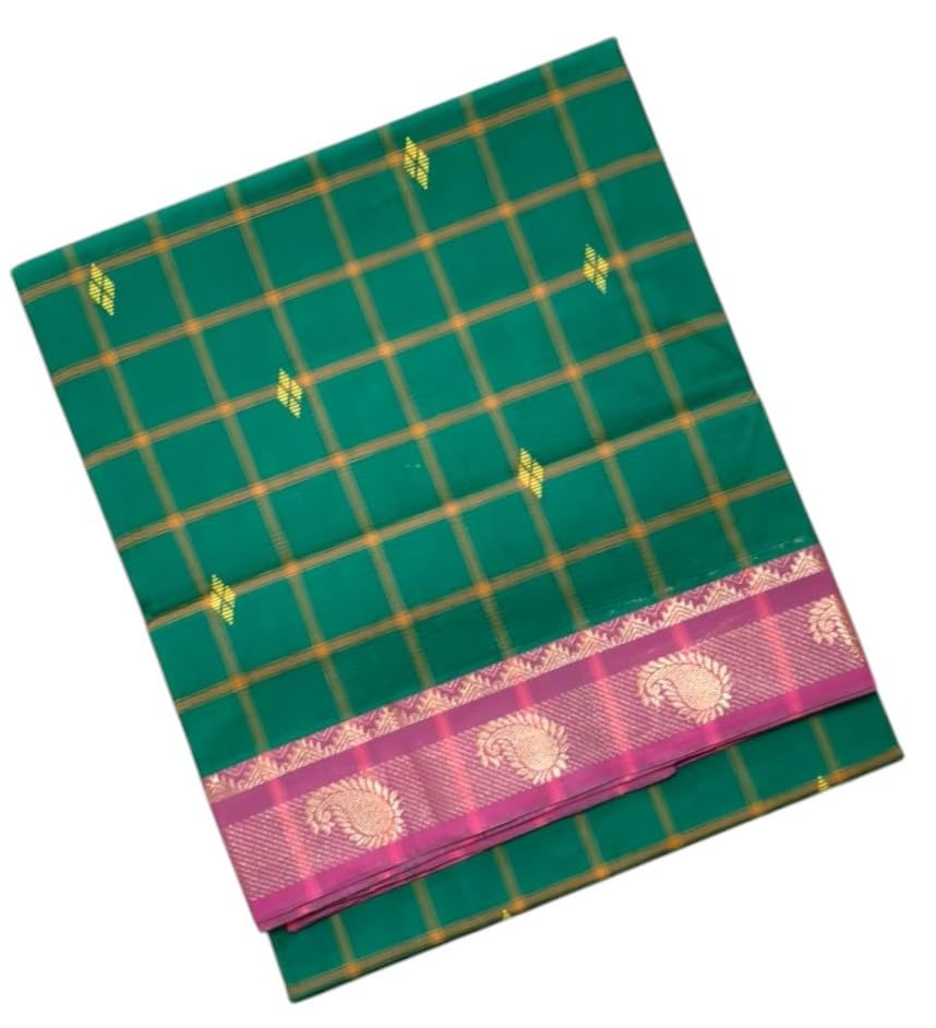 Nethra Pure Cotton Kattam Sarees-picture-43
