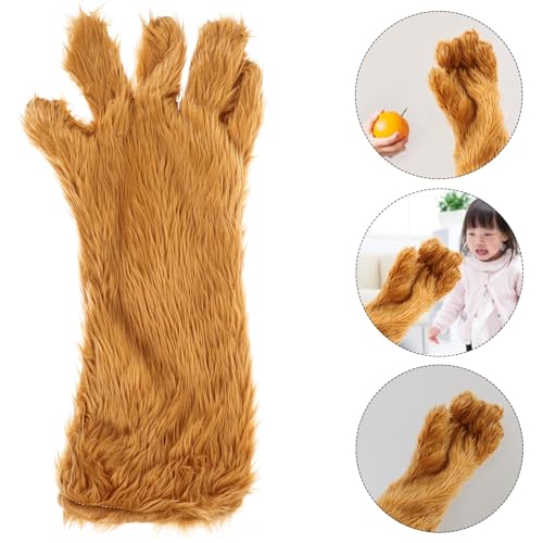 Creative Bear Palm Glove Plush Glove Warm Party Prop2