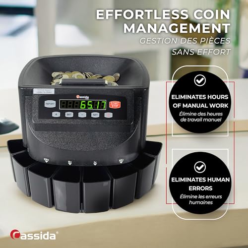 Image of Cassida C200CAD Canadian Coin Sorter, Counter and Roller