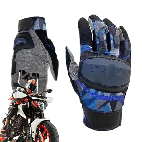 Gants de moto de course contre le glissement avec tactile
