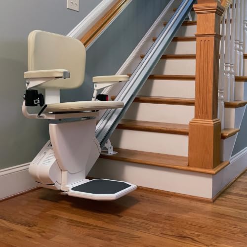 'AmeriGlide Rave 2 Stair Lift for Seniors – DIY Self-Install Straight Stair Lift – Fits Most...