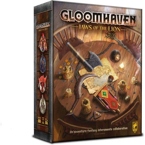 Asmodee - Gloomhaven Second Edition: Jaws of the Lion - Board Game, 1-4 Players, Italian Edition