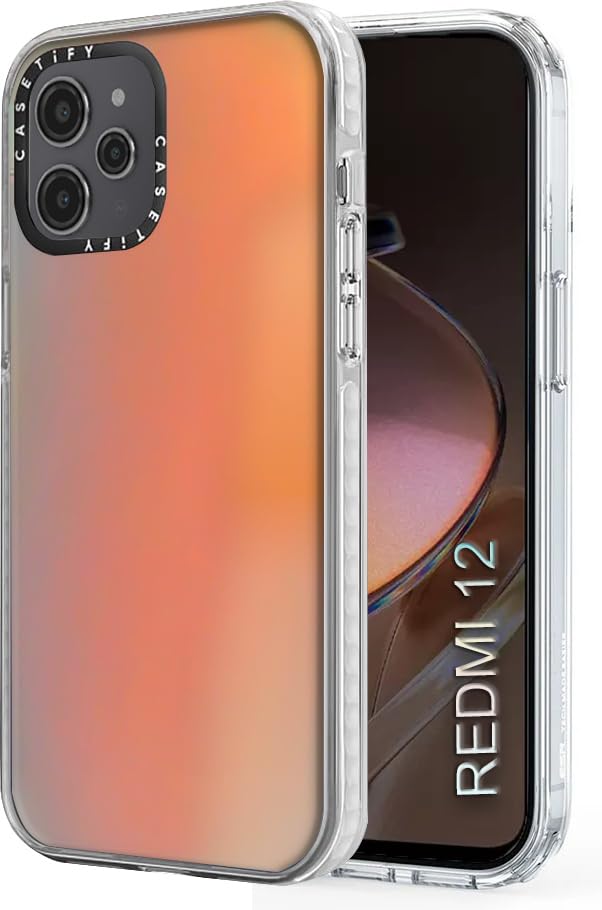 Image of Hupshy Back Cover for redmi 12 | Polycarbonate Unicorn Rainbow Designer Printed Hard Back Covers for Redmi 12 - (Multicolor)