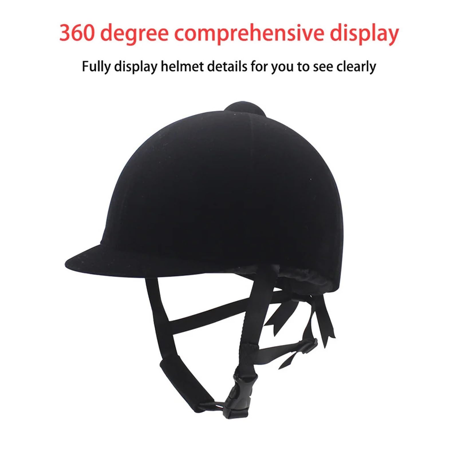 Casco da Equitazione Casco da equitazione traspirante, di sicurezza, unisex, classico, for esterni, regolabile, antiurto, for