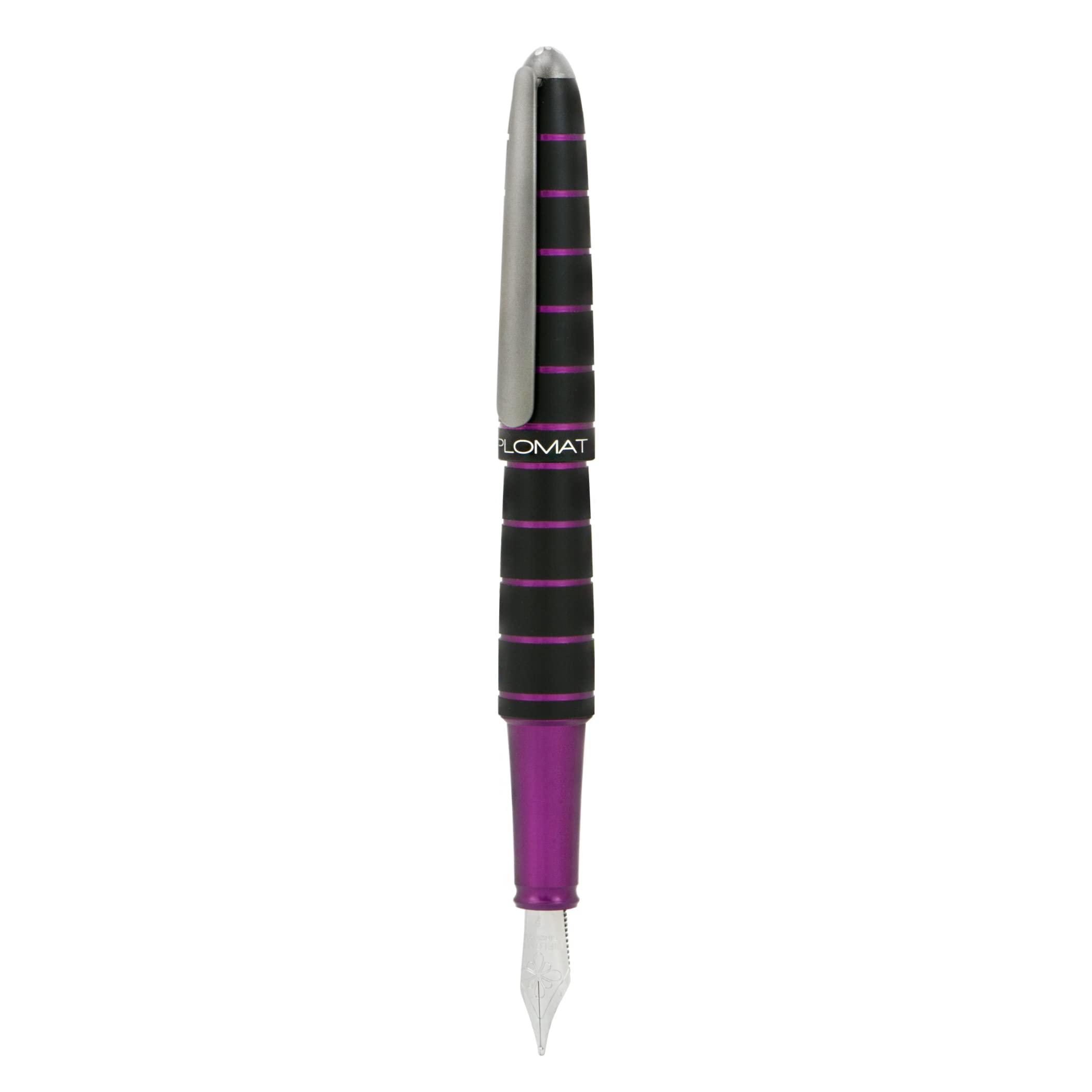 Stylo plume Diplomat Elox B avec plume or faite main et écrin