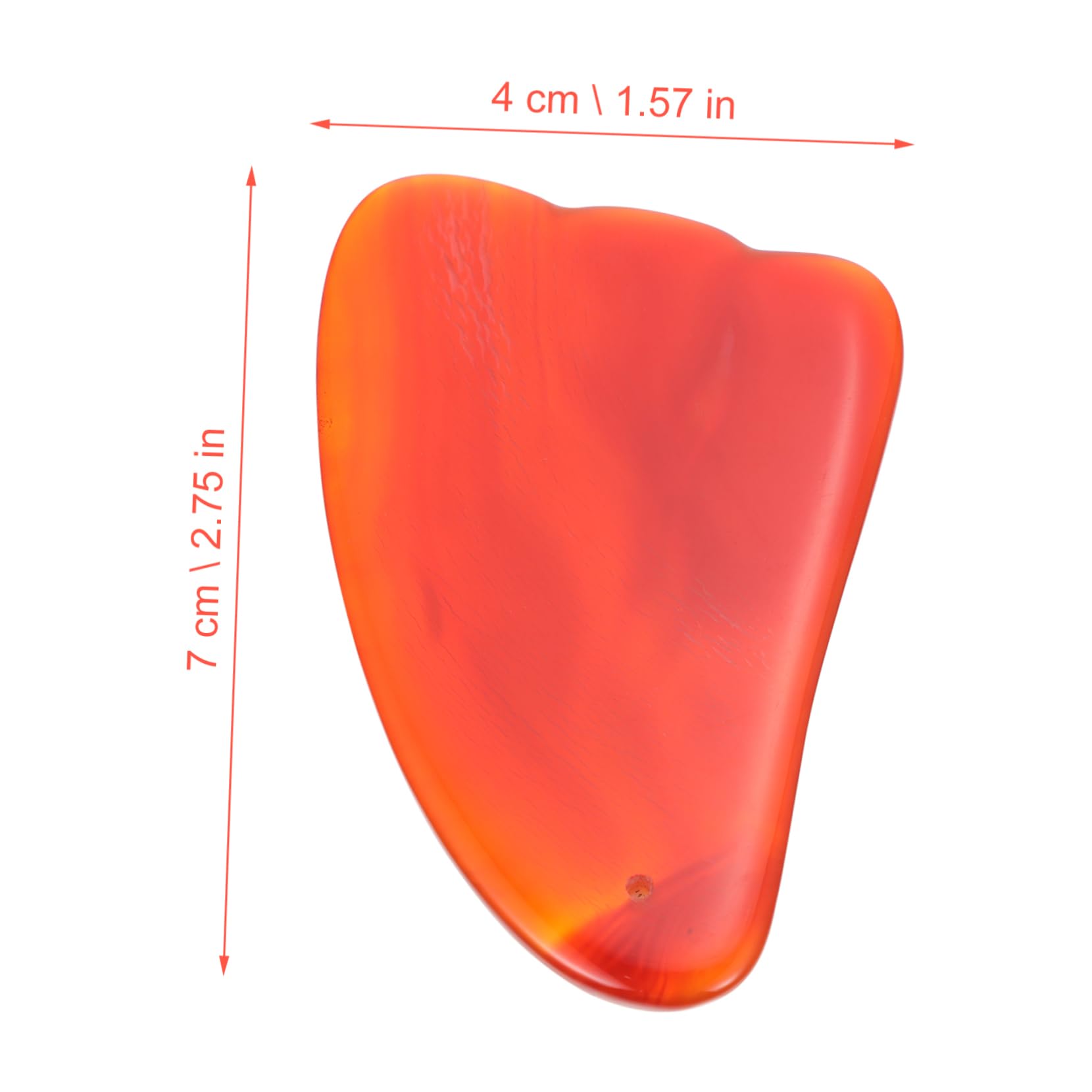 FOMIYES Jade Scraping Board Massager for Neck Face Shoulder Smooth Texture for Health-Conscious Dark