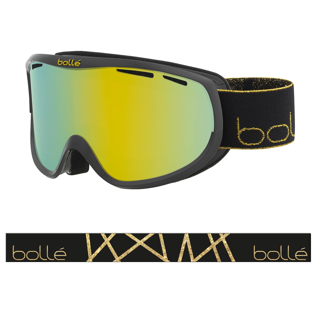 Bolle Ski Goggles w/ Yellow Lens Bolle Universal Safety Goggles with Anti-Fog Lenses main image 3