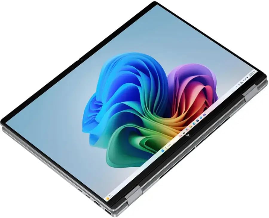 Image of HP OmniBook X Flip 2-in-1 Laptop 16 inch WUXGA IPS Touchscreen AMD Ryzen AI 5 340 16GB LPDDR5 1TB SSD AMD Radeon 840M Graphics Wi-Fi 6E Backlit Keyboard 5MP + IR Camera Win11 Home w /ONT 32GB USB