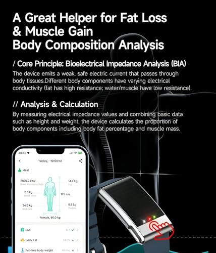 Image of elixir SENSE AI Health & Fitness Tracker | Advanced 24 /7 HRV, ECG, SpO₂, BP, Skin Temp Monitoring | Sleep, Stress & Activity Tracking | Body Composition Analysis | Recovery & Wellness Guidance (Onyx)