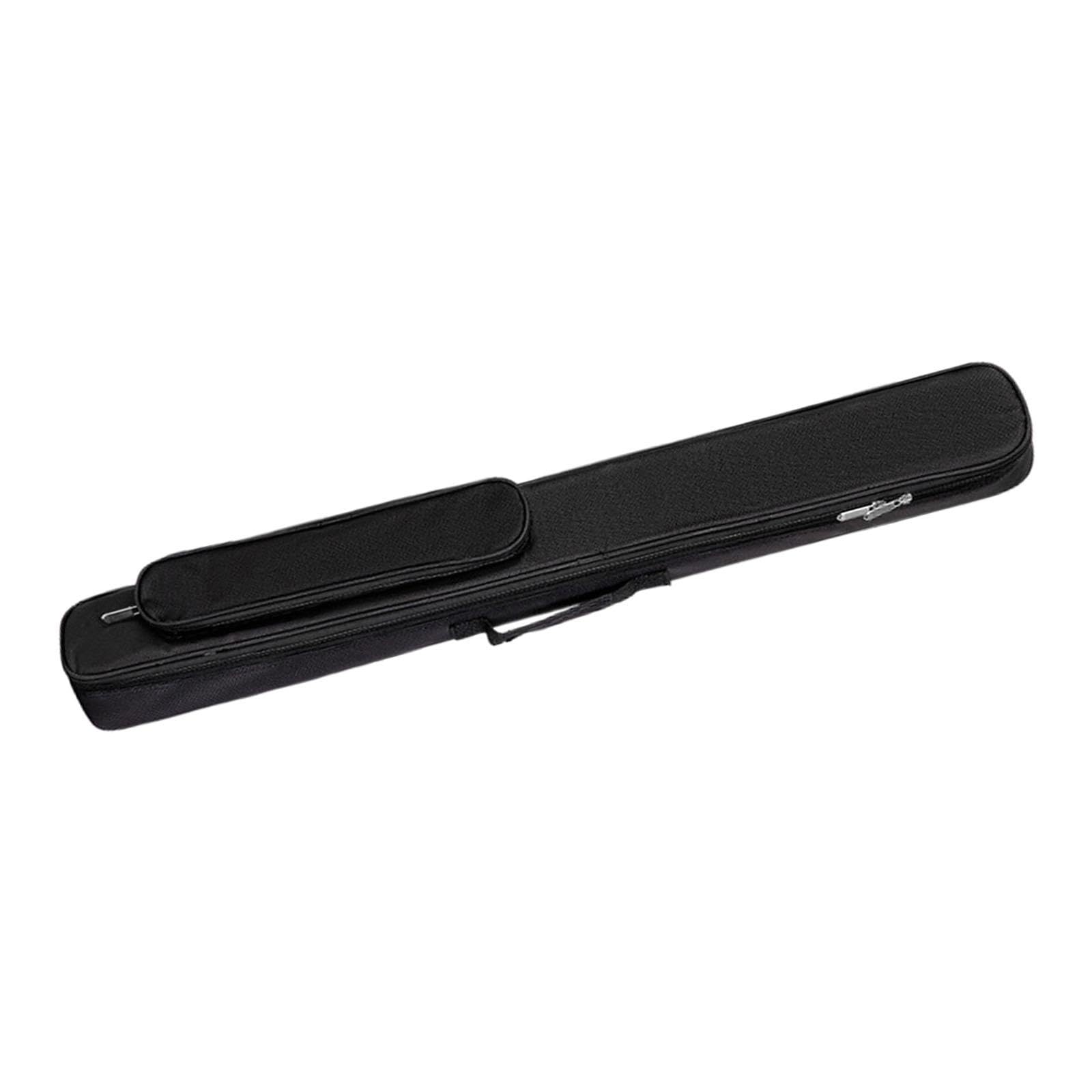 Oshhni Étui de Transport pour Queue de Billard 1/2, Housse de Protection à Fermeture éclair, Pochette de Rangement pour Accessoires, Sac pour Queue de