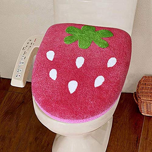 Housse de toilette de luxe premium et couvre-réservoir, ensemble textile haute densité