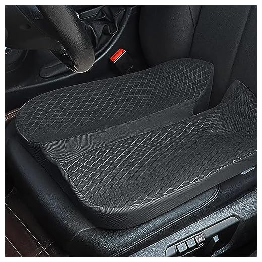 Cojín para Silla, Cojín de cuña para el Asiento del Coche para Asiento de Conductor de Coche y Camión, Cojin de Asiento de Espuma de Memoria, Silla de Oficina Sillas Alivio del Dolor de Espalda,