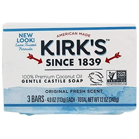 Kirk's Original Coco Castile Soap Fresh Scent 4 Ounces (6 Count) Cover