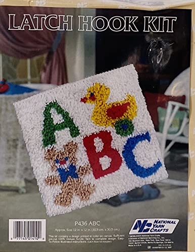 National Yarn Crafts Latch Hook Kit P436 ABC