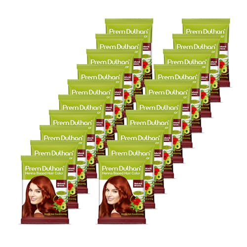 Prem Dulhan Henna Color para Cabello Natural Marrón 15 g miniatura 1