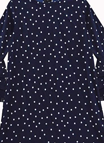 Image of A.T.U.N. (ALL THINGS UBER NICE) Girls Cotton A-Line Knee Length Long Sleeve Casual Dress