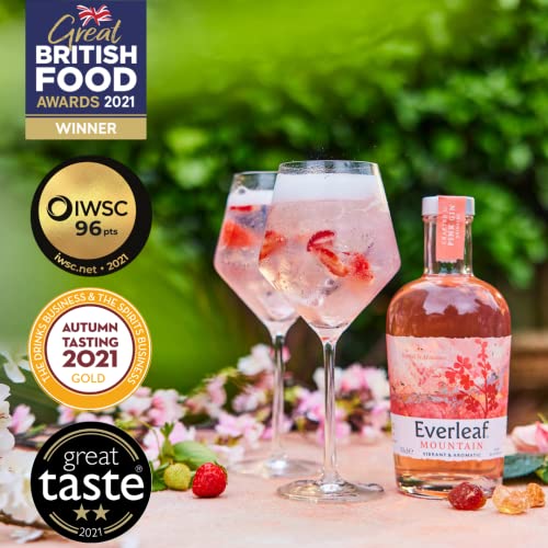 Everleaf Mountain – Alkoholfreier Pink Gin – kalorienarm und vegan – lebhafter, aromatischer Pink Gin mit Kirschblüte… - Image 3