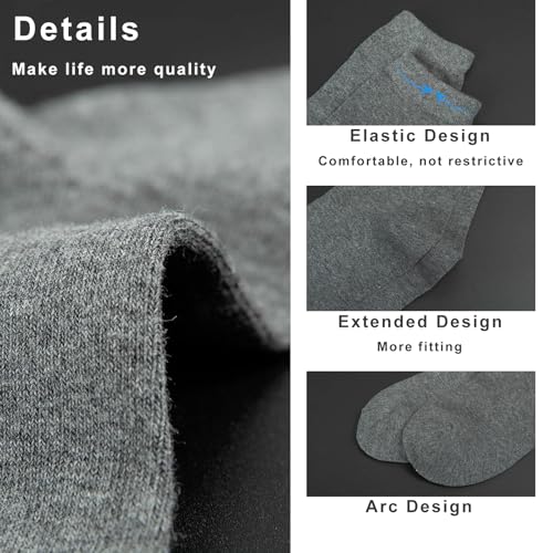 Men's Running Socks,Athletic Running AnkleSocks,5Pairs,QuarterSocks,WorkSocks,AthleticSocks,BreathableCotton Socks3