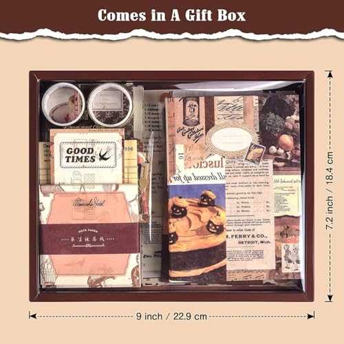 Image of Bstorify Scrapbook Photo Albums Brown Thick Kraft Paper Scrap Book Ideal for Your Scrapbooking Albums Art & Craft Projects (Cocoa Brownie), 260 Pages, Medium