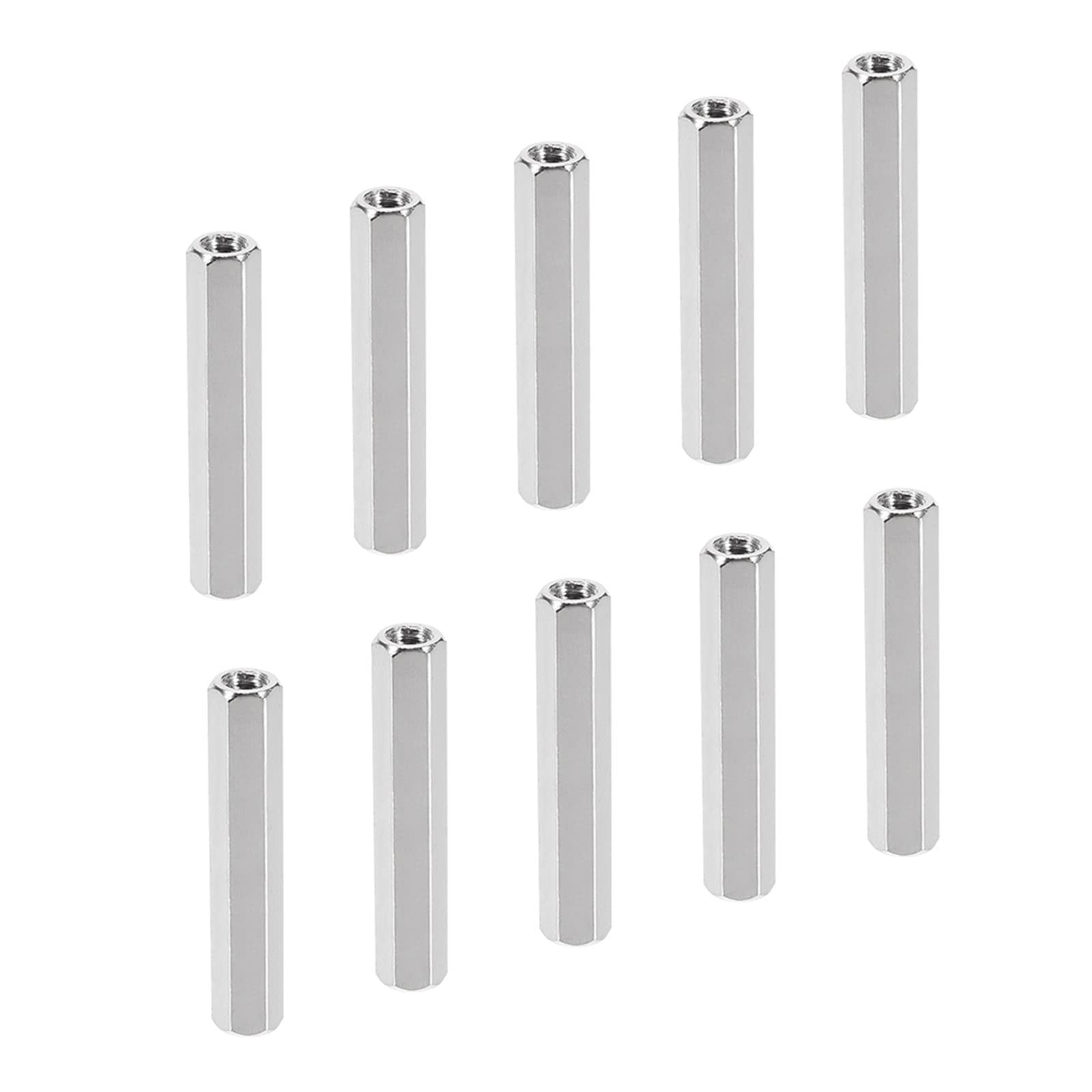 YOKIVE 10 Pcs M4 Spacers, Brass Hex PCB Standoffs Nuts, Keep Height Consistent, Great for Motherboard Circuit Board