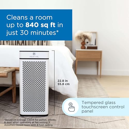 Medifyma40airpurifierwithtruehepah13filter1793ftcoveragein1hrforsmokewildfiresodorspollenpetsquiet999removalto01micronswhite1pack  Urban Country Home Decor Medify ma 40 air purifier with true hepa h13 filter 1793 ft coverage in 1hr for smoke wildfires odors pollen pets quiet 999 removal to 01 microns white 1 pack  urban country home decor
