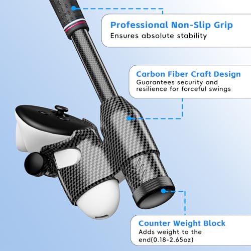 VR Golf Club Handle for Quest 3S